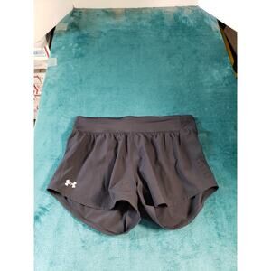 Under Armour Shorts Size Large Womens Black Stretch Yoga Running Marathon Race